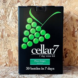 Cellar 7 - Pinot Grigio - 30 Bottle White Wine Kit - Brewbitz Homebrew Shop