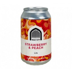 Vault City Brewing Strawberry & Peach - Beerfreak