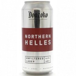 Donzoko Northern Helles Lager 500ml (4.2%) - Indiebeer