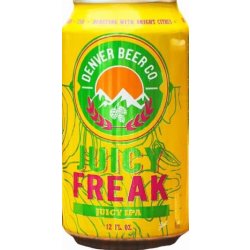 Denver Beer Company Juicy Freak 6 pack 12 oz. Can - Outback Liquors