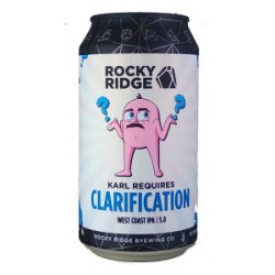 Rocky Ridge Karl Requires Clarification IPA - Hopshop