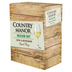 Country Manor Medium Dry Finest Perry 3L BIB Cider - Liquor Library