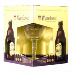 Maredsous Maredsous -  Coffret Maredsous 8 3 bières + 1 verre - La Mise en Bière