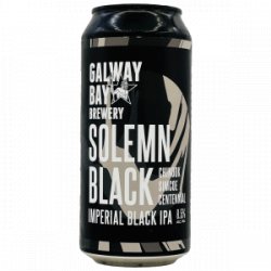 Galway Bay  Solemn Black - Rebel Beer Cans