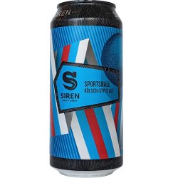 Siren Sportsball Kolsch Lager 440ml (4.5%) - Indiebeer