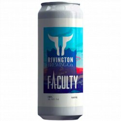 Rivington Brewing Co - Faculty - Left Field Beer