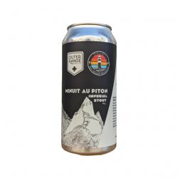 Minuit au Piton  Outer Range French Alps  13°  Imperial stout  RIS - La Plante Du Loup