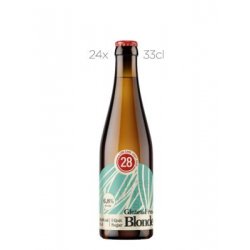 Cerveza 28 Sin Gluten Blond - Caja de 24 botellas de 33cl - Vinopremier