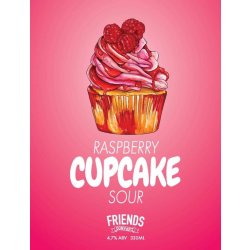 FRIENDS COMPANY Raspberry Cupcake  0,33l Dose - Blech.Brut