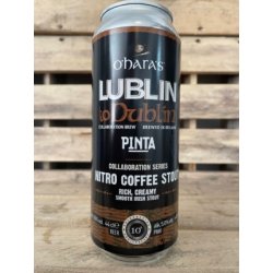 colab. O´haras  Lublin to Dublin Nitro Coffee Stout 5% - Zombier