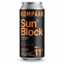 KOMPAAN Sunblock - KOMPAAN Dutch Craft Beer Company