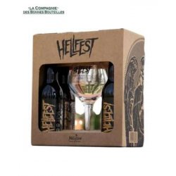 Coffret Mélusine Hellfest VP IPA 4x33cl + 1 Verre - La Compagnie des Bonnes Bouteilles