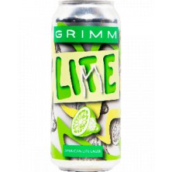 Grimm Artisanal Ales Brewery Grimm Lite Lime - Half Time