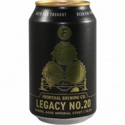 Frontaal Brewing Co. Legacy No. 20 - Dokter Bier