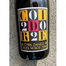 Cyril Zangs Cidre Brut 2020 - Vinnouveau