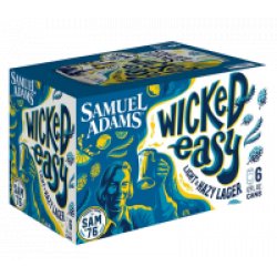 Sam Adams Wicked Easy Light Hazy Lager 12oz 6pk Cn - Luekens Wine & Spirits