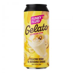Funky Fluid Gelato: Yellow Kiwi & Banana Shake