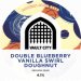 Vault City Double Blueberry Vanilla Swirl Doughnut (Keg) 