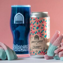 Vault City - Giant Raspberry Blueberry Bubblegum Bottles - 8.2% Sweet Shop Sour - 440ml Can - The Triangle