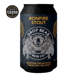 Drop Bear Bonfire Stout - Low Alcohol Stout - Dry Drinker