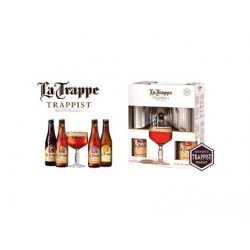 LA TRAPPE dárkové bal 4 x 0,33 l sklo + sklenice - PIVNÍ NEBE