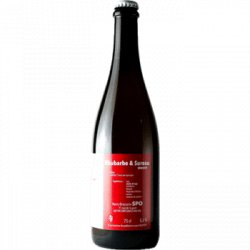 SPO Bière de fermentation mixte avec Macération de rhubarbe de fleurs de sureau - Find a Bottle