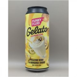 Funky Fluid Gelato: Yellow Kiwi & Banana Shake Funky Fluid Gelato: Yellow Kiwi & Banana Shake