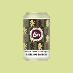 6 Degrees North (6DN) Unicorn Series - Barrel Aged Riesling Saison 330ml Can - Fountainhall Wines