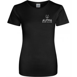 Alpha Bottle Shop & Tap. Alpha Run Club T-Shirt - Female Fit - Alpha Bottle Shop & Tap