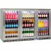 Rhino Glass 3 Door Alfresco Outdoor Bar Fridge All Stainless Energy Efficient Alfresco 330L - Model GSP3H-SS 