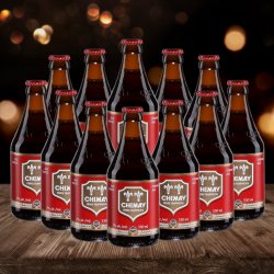 Chimay Red Belgian Trappist Dubbel 330ml Bottles - 7.0% ABV (12 Pack) - Beerhunter