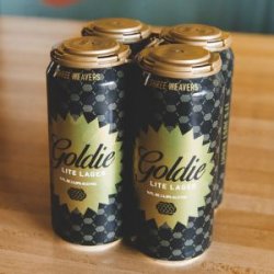 Three Weavers Goldie Lite Lager 16oz can - Bine & Vine