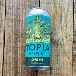 Utopian Brewing  Cold IPA  IPA - Beer No Evil