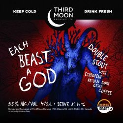 Third Moon Brewing Company Each Beast A God (Ethiopian Natural Gori Geisha)