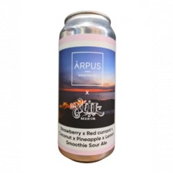 Ārpus Brewing Co. Ārpus X Xul Beer Co Strawberry X Red Currant X Coconut X Pineapple X Lemon Smoothie Sour Ale