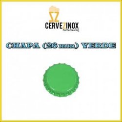 Chapa (26 mm) Verde - Cervezinox