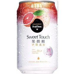 TAIWAN FRUIT BEER GRAPEFRUIT - Co-Ho Imports