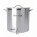 Brewferm homebrew kettle SST 70 l with ball valve (45 x 45 cm) Brewferm homebrew kettle SST 70 l with ball valve (45 x 45 cm)