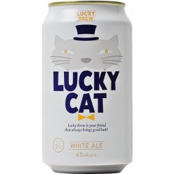 LUCKY CAT WHITE ALE CAN - Co-Ho Imports