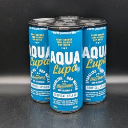 Wayward Aqua Lupa Sparkling Hop Water Can  4pk - Saccharomyces Beer Cafe