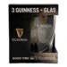 3 guinness + glas 3 guinness + glas