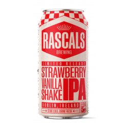 Rascals Strawberry Vanilla Shake IPA 44cl - Molloys