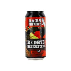 Blacks Brewery Redrye Redemption Blik - Drankenhandel Leiden / Speciaalbierpakket.nl