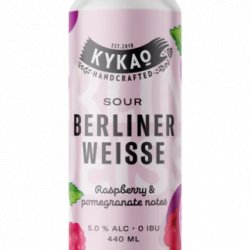 KYKAO “Sour Berliner” Weisse 440 ml - Athens Craft