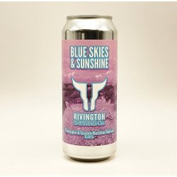Rivington Brewing Co Blue Skies & Sunshine  Sour  5% - Premier Hop