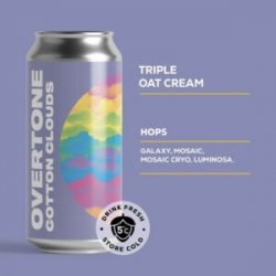 Overtone Brewing Co.  Cotton Clouds [10.5% Oat Cream TIPA] - Red Elephant