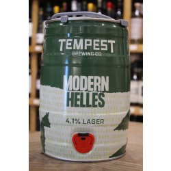 TEMPEST MODERN HELLES LAGER 5LTR MINI KEG - Cork & Cask