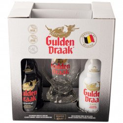 Estuche Gulden Draak 2*33Cl + 1 Vaso - Cervezasonline.com