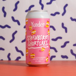 Yonder  Strawberry Shortcake Pastry Sour  3% 440ml Can - All Good Beer