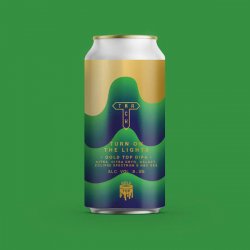 Track - Turn On The Lights - 8.5% Gold Top DIPA w Citra, Citra Cryo, Galaxy, Eclipse Spectrum & HBC 586 - 440ml Can - The Triangle